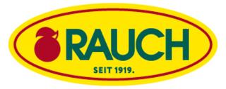 Sponsor-Logo RAUCH Fruchtsäfte – Stadtfest Cottbus 2026
